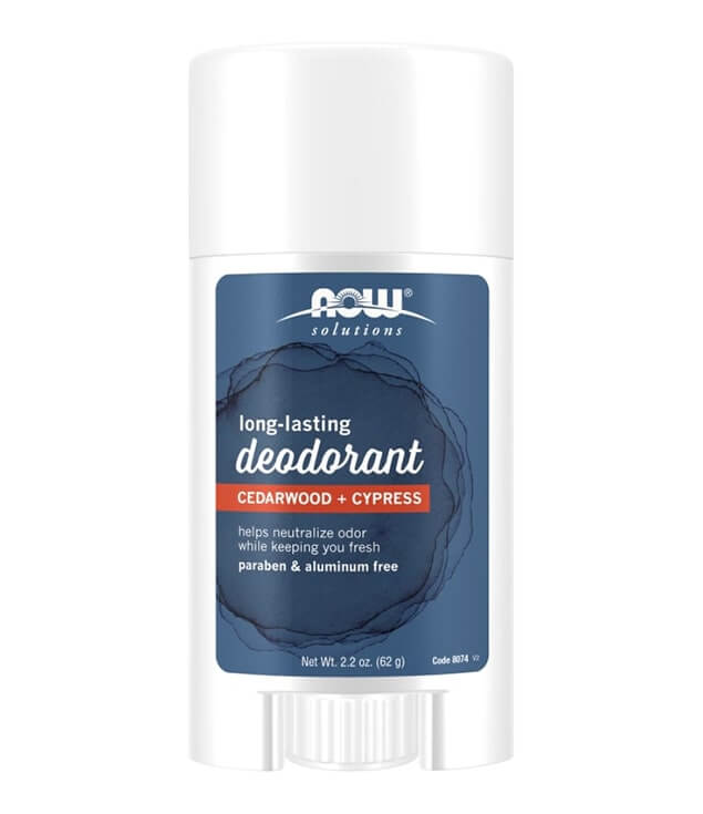 NOW FOODS | LONG-LASTING DEODORANT CEDARWOOD + CYPRESS